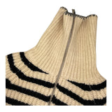 LES COYOTES DE PARIS maglia tinta unita collo alto fantasia a righe Panna per Bambina 12223072 PANNA LES COYOTES DE PARIS