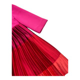 MIMISOL abito tinta unita con colletto Fuxia per Neonata MFAB578 FUXIA MIMISOL
