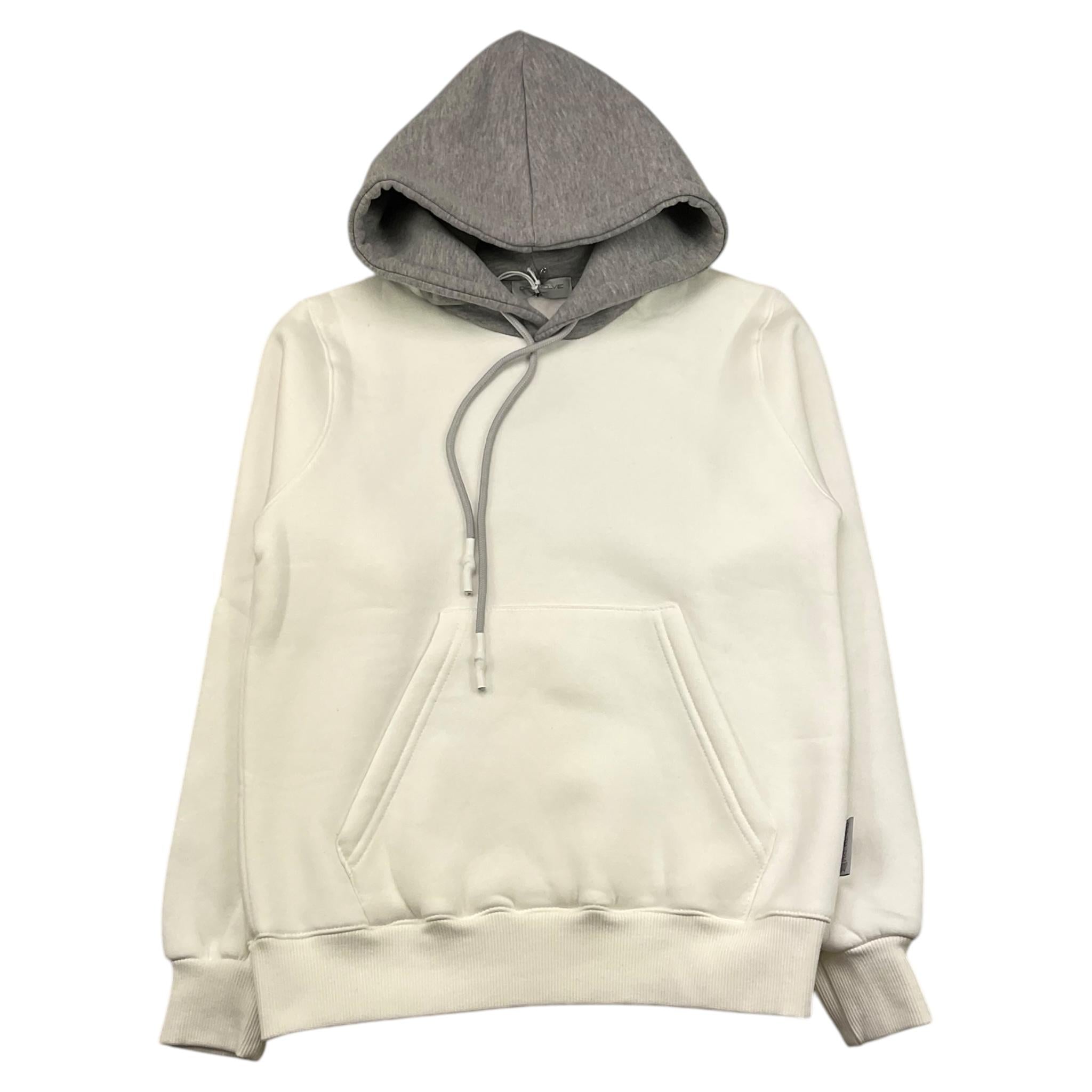 DETWELVE felpa chiusa tinta unita con cappuccio in contrasto Panna per Bambino CB651 PANNA DETWELVE