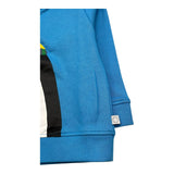 STELLA McCARTNEY felpa chiusa girocollo tinta unita con stampe in contrasto Azzurro per Neonato TT4610 AZZURRO STELLA McCARTNEY