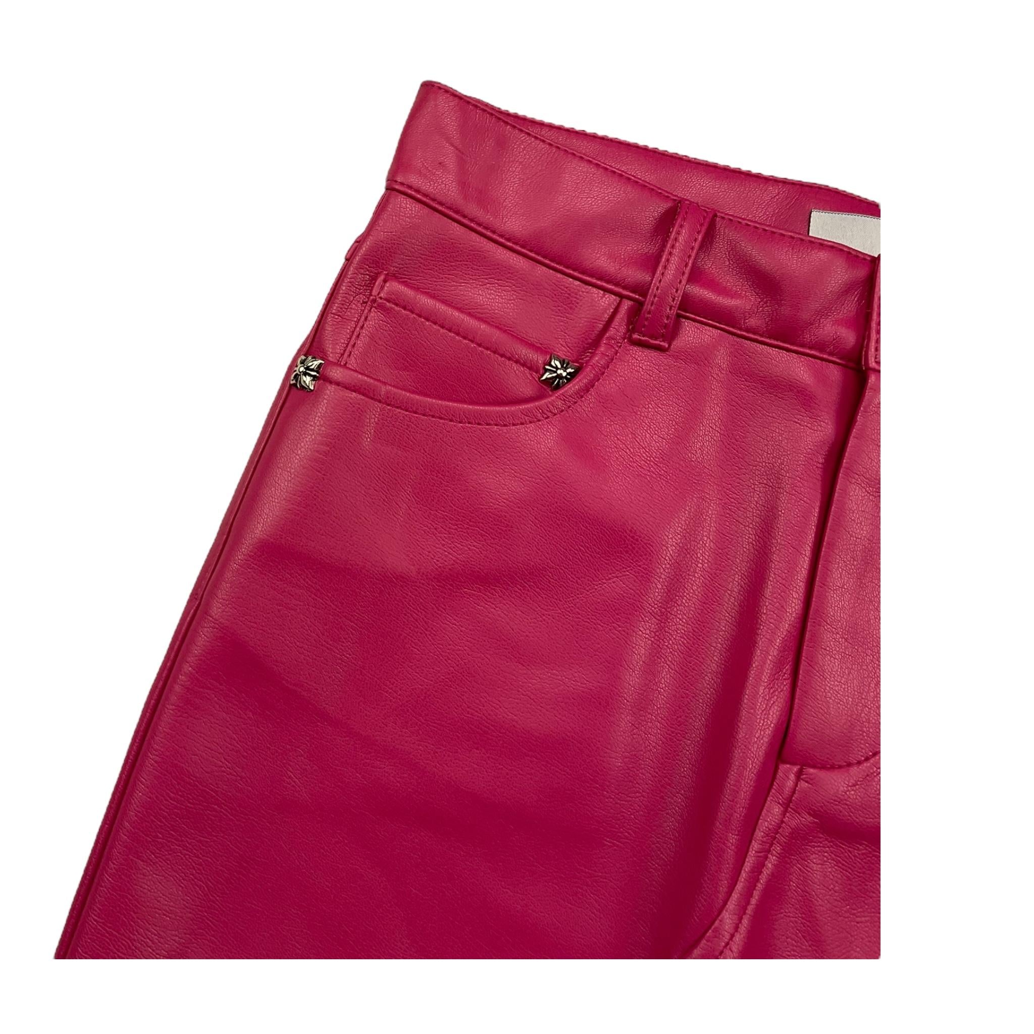 JOHN RICHMOND gonna tinta unita in ecopelle Fuxia per Bambina RGA25225GO FUXIA JOHN RICHMOND