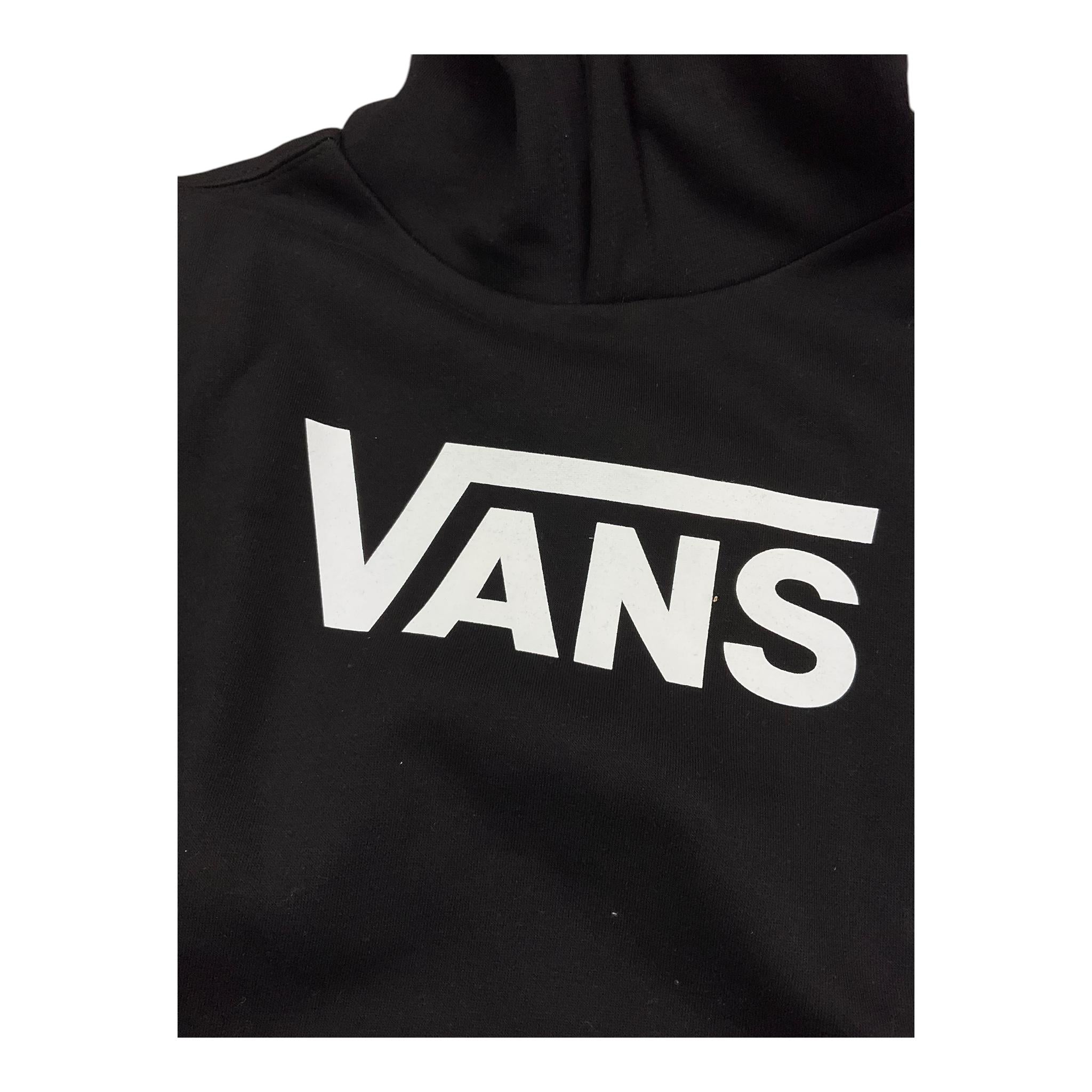 VANS felpa chiusa con cappuccio e stampa logo Nero per Bambino VN000JYEBLK NERO VANS