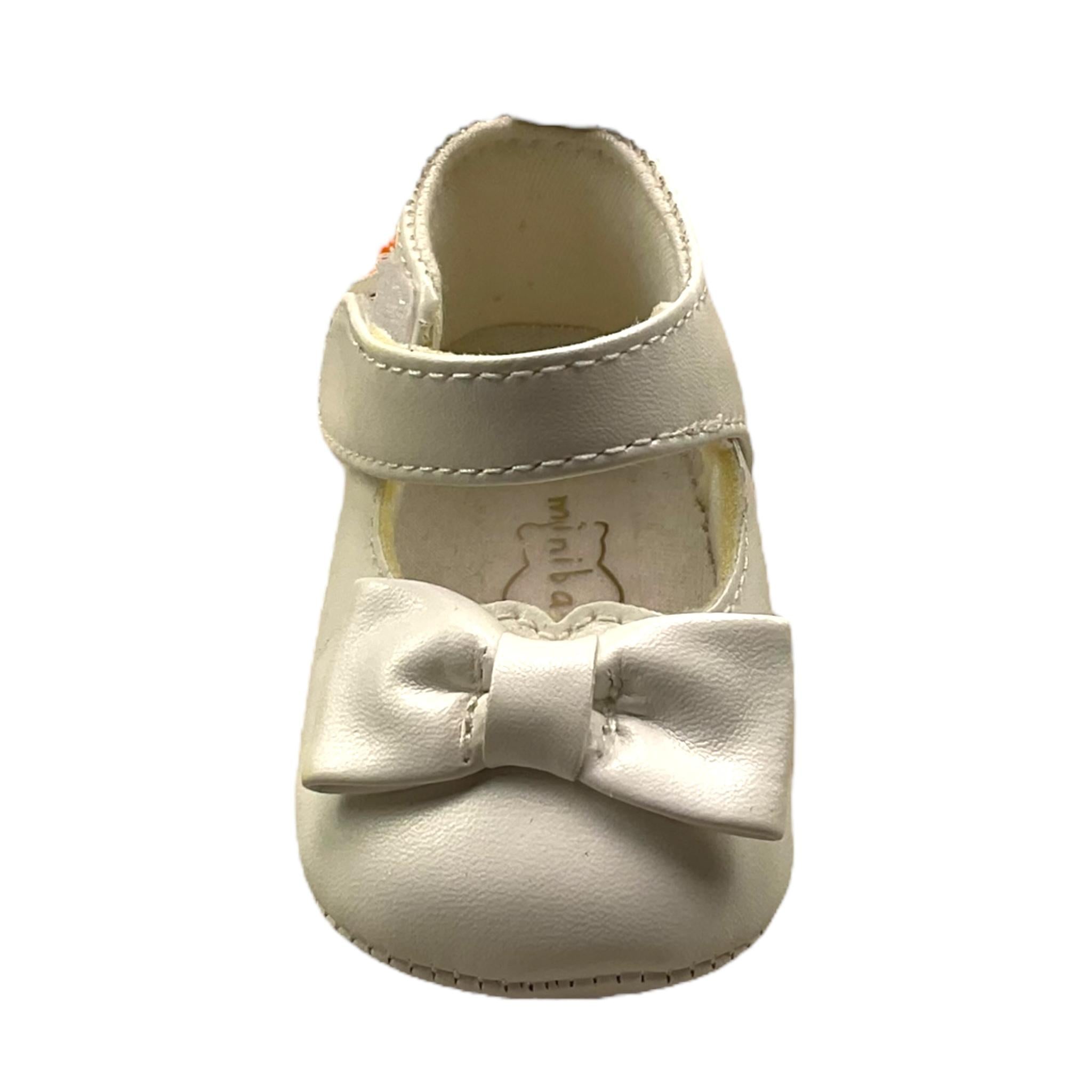 MINI BANDA ballerine tinta unita con fiocco Panna per Neonata 3A365 PANNA MINI BANDA