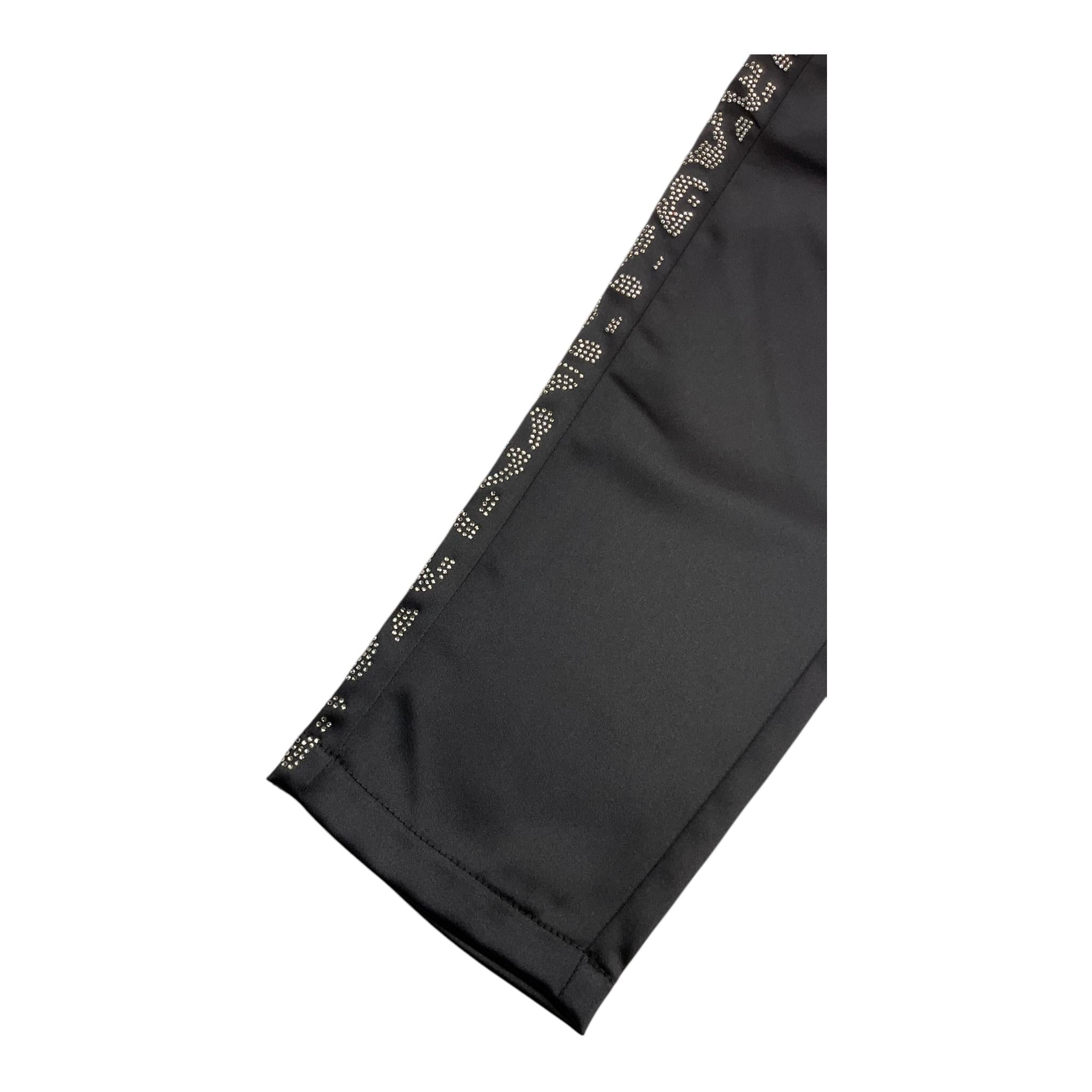 JOHN RICHMOND pantalone tinta unita con brillantini Nero per Bambina RGA25054PA NERO JOHN RICHMOND