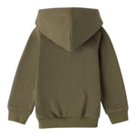 SARABANDA felpa tinta unita con cappuccio e zip Verde per Neonato 0A149 VERDE SARABANDA