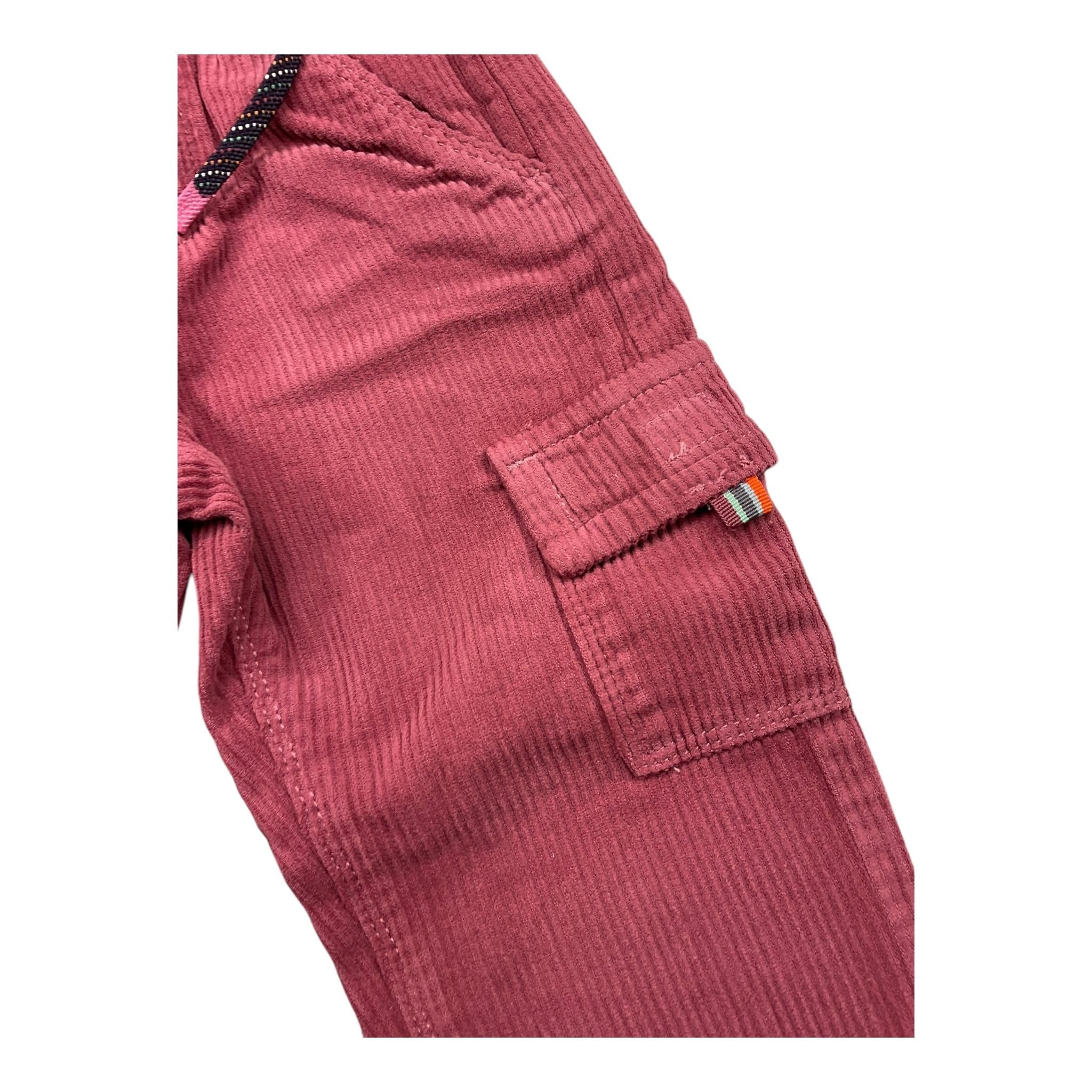 BOBOLI pantalone in velluto tinta unita con elastico in vita Ruggine per Bambino 339072J RUGGINE BOBOLI