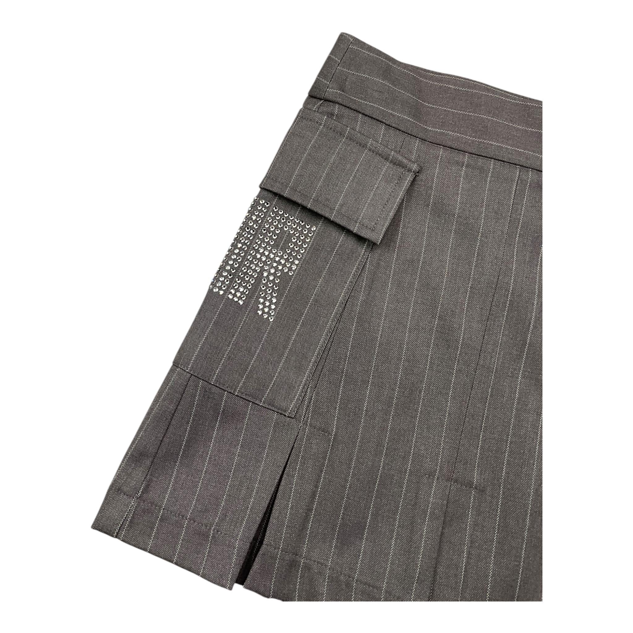 JOHN RICHMOND gonna tinta unita con zip Grigio per Bambina RGA25184GO GRIGIO JOHN RICHMOND