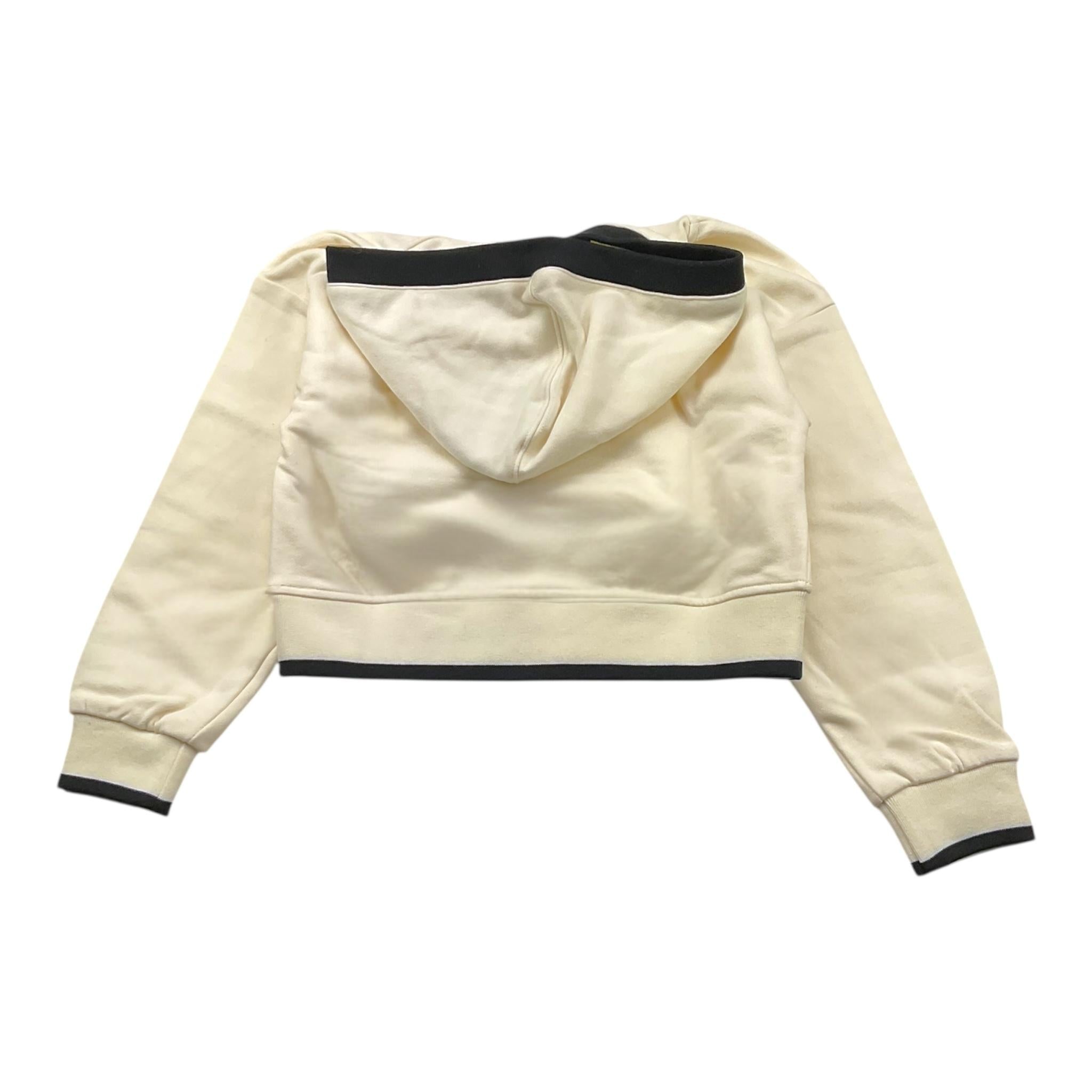 REFRIGIWEAR felpa tinta unita con cappuccio e stampa Panna per Bambina RWG174 PANNA REFRIGIWEAR