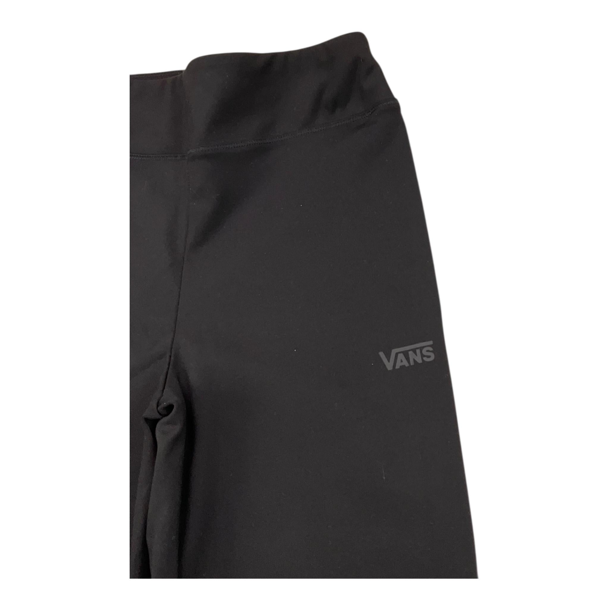 VANS leggins tinta unita modello zampa Nero per Bambina VN000J73BLK1 NERO VANS