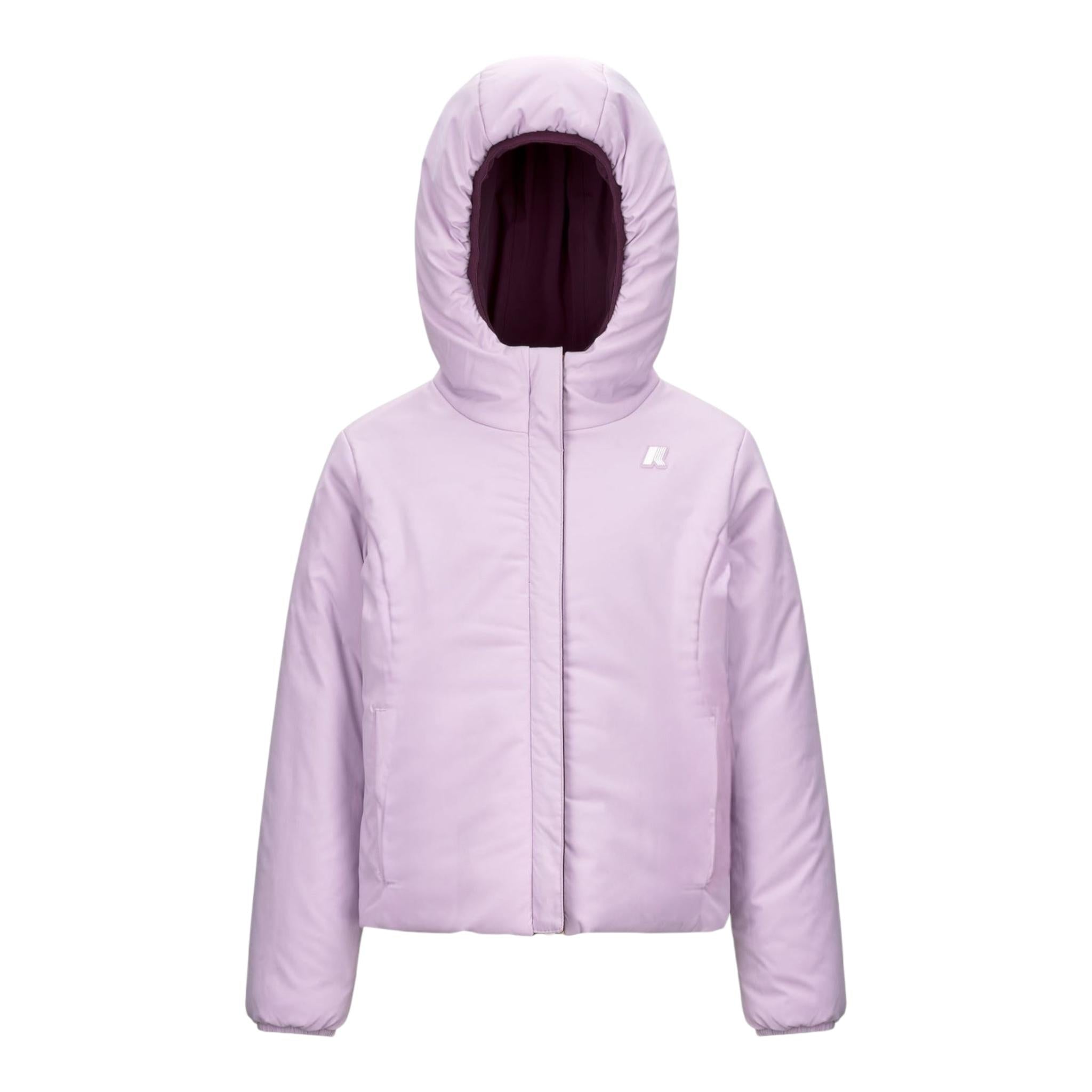 K-WAY giubbino bicolore reversibile Lilla/viola per Neonata K71338W LILLA/VIOLA K-WAY