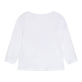 GUESS shirt girocollo tinta unita con stampa Bianco per Neonata A4RI00K6YW4 BIANCO GUESS