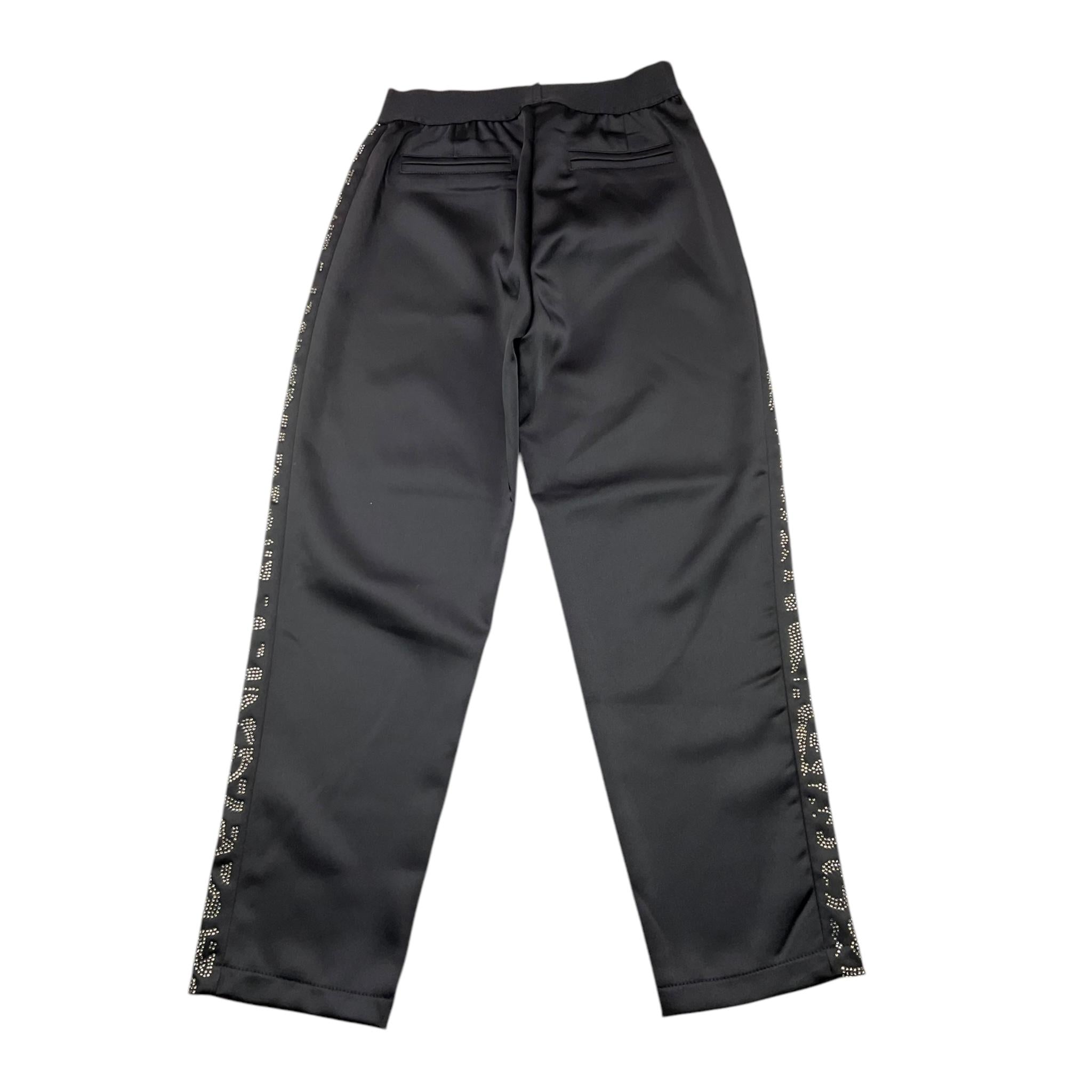 JOHN RICHMOND pantalone tinta unita con brillantini Nero per Bambina RGA25054PA NERO JOHN RICHMOND
