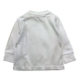 CESARE PACIOTTI shirt girocollo tinta unita con stampa Bianco per Neonato TSP5308BN BIANCO CESARE PACIOTTI