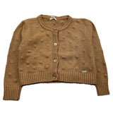 LE BEBE' cardigan tinta unita cn ricami Beige per Bambina LBG5588J BEIGE LE BEBE'