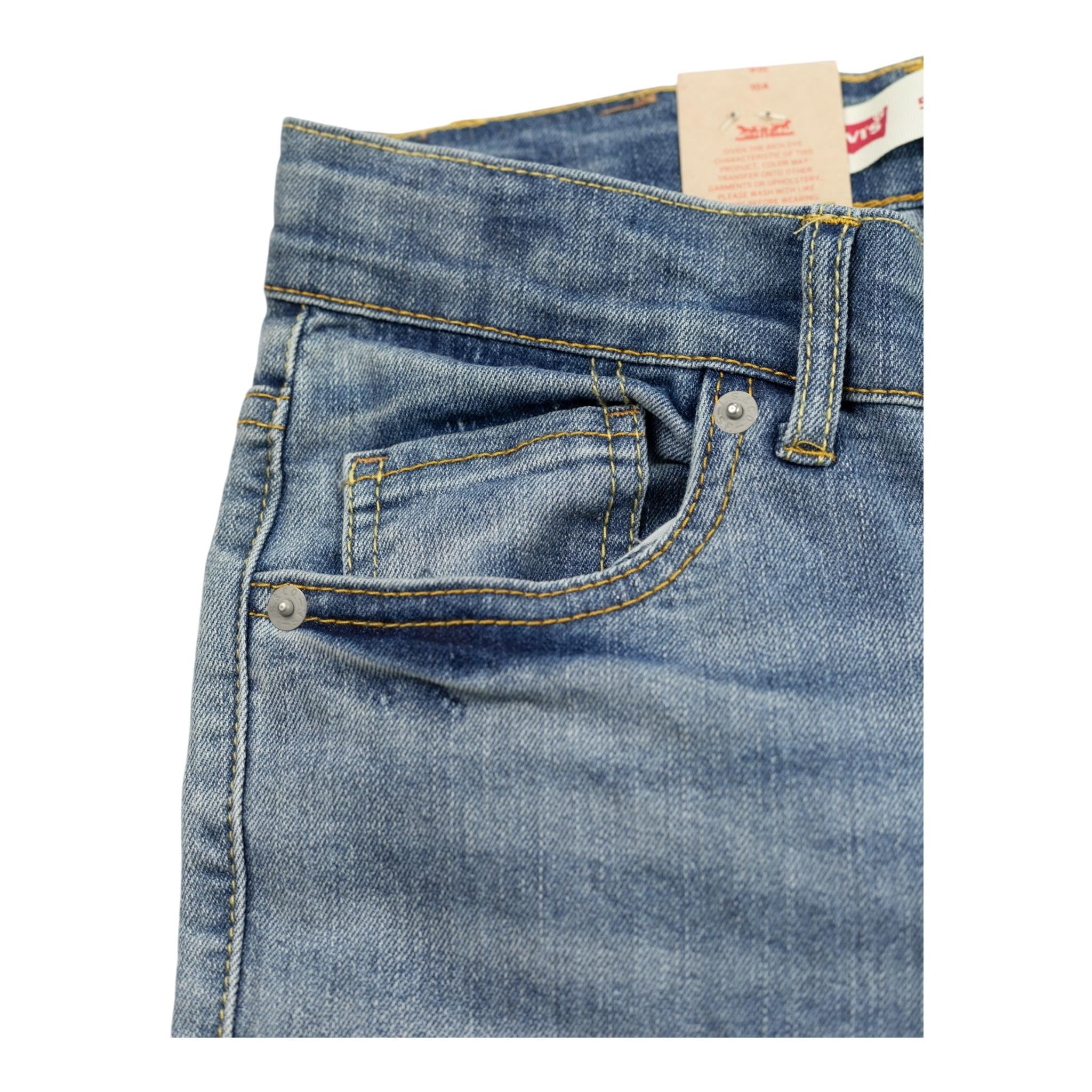 LEVIS jeans tinta unita con girovita regolabile Azzurro per Bambino 9E2008 AZZURRO LEVIS