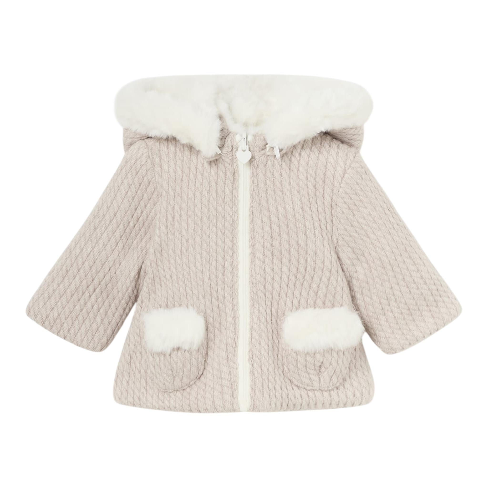 MAYORAL cappotto reversibile bicolore Beige per Neonato 2447 BEIGE MAYORAL