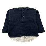 LE BEBE' maglia tinta unita con finta camicia Blu per Neonato LBB5170 BLU LE BEBE'