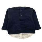 LE BEBE' maglia tinta unita con finta camicia Blu per Neonato LBB5170 BLU LE BEBE'