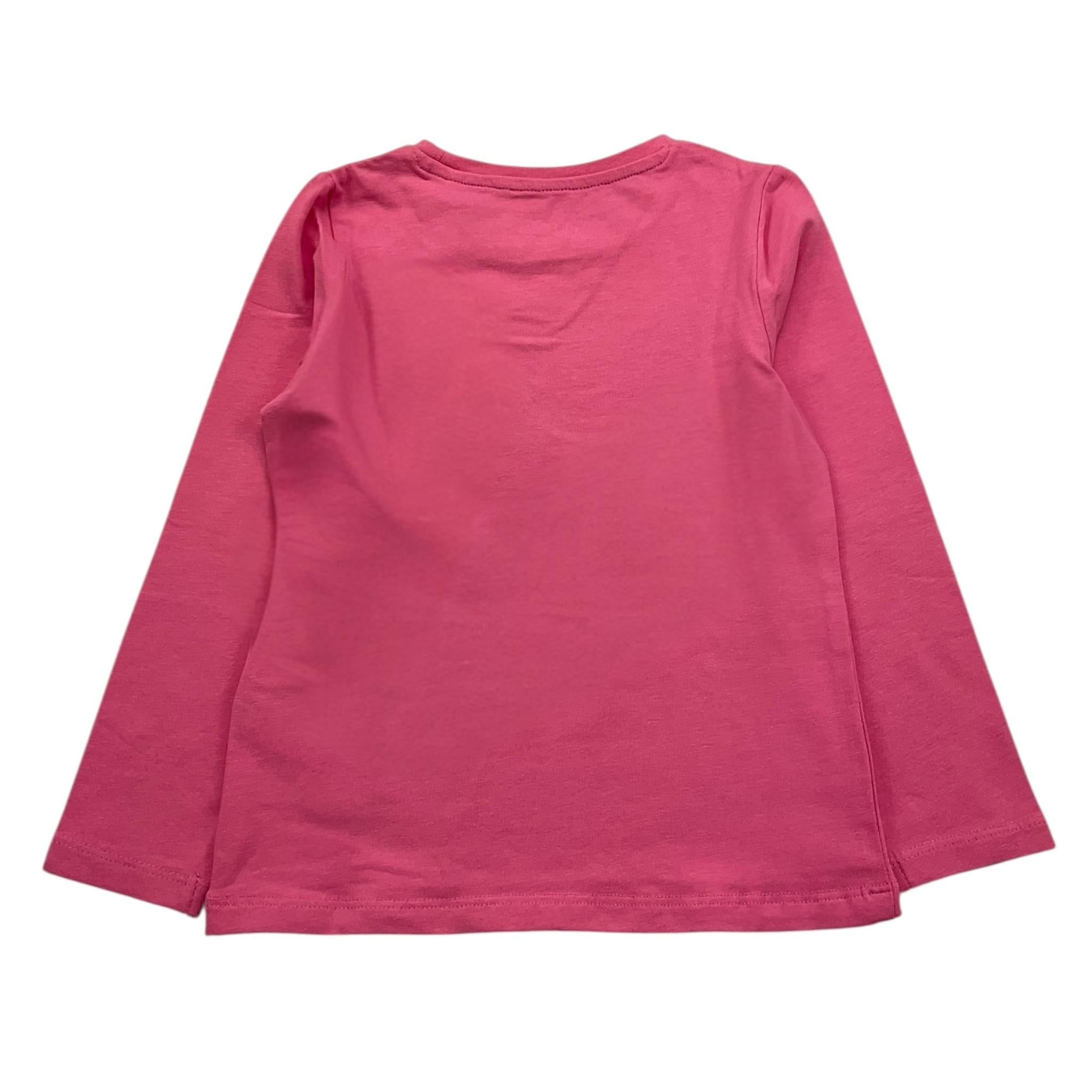 GUESS shirt girocollo tinta unita con rouches Rosa per Neonata K2BI23K6YW1 ROSA GUESS