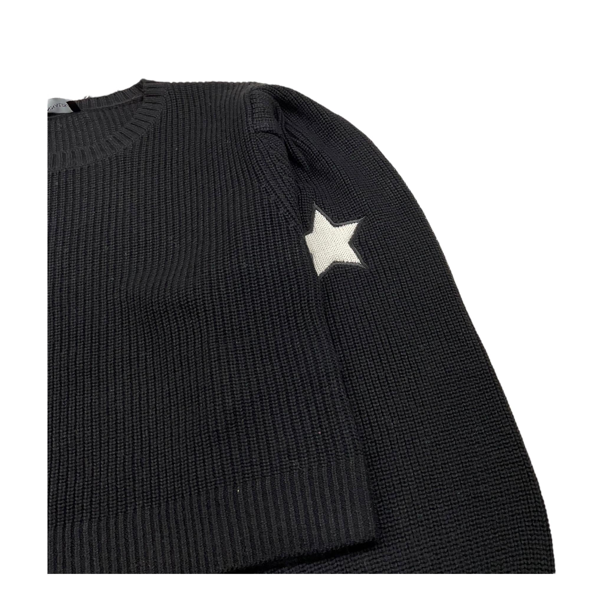 MONNALISA maglia girocollo tinta unita Nero per Bambina 496600 NERO MONNALISA