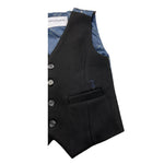 TRUSSARDI gilet bicolore Nero/blu per Bambino TBA25125 NERO/BLU TRUSSARDI