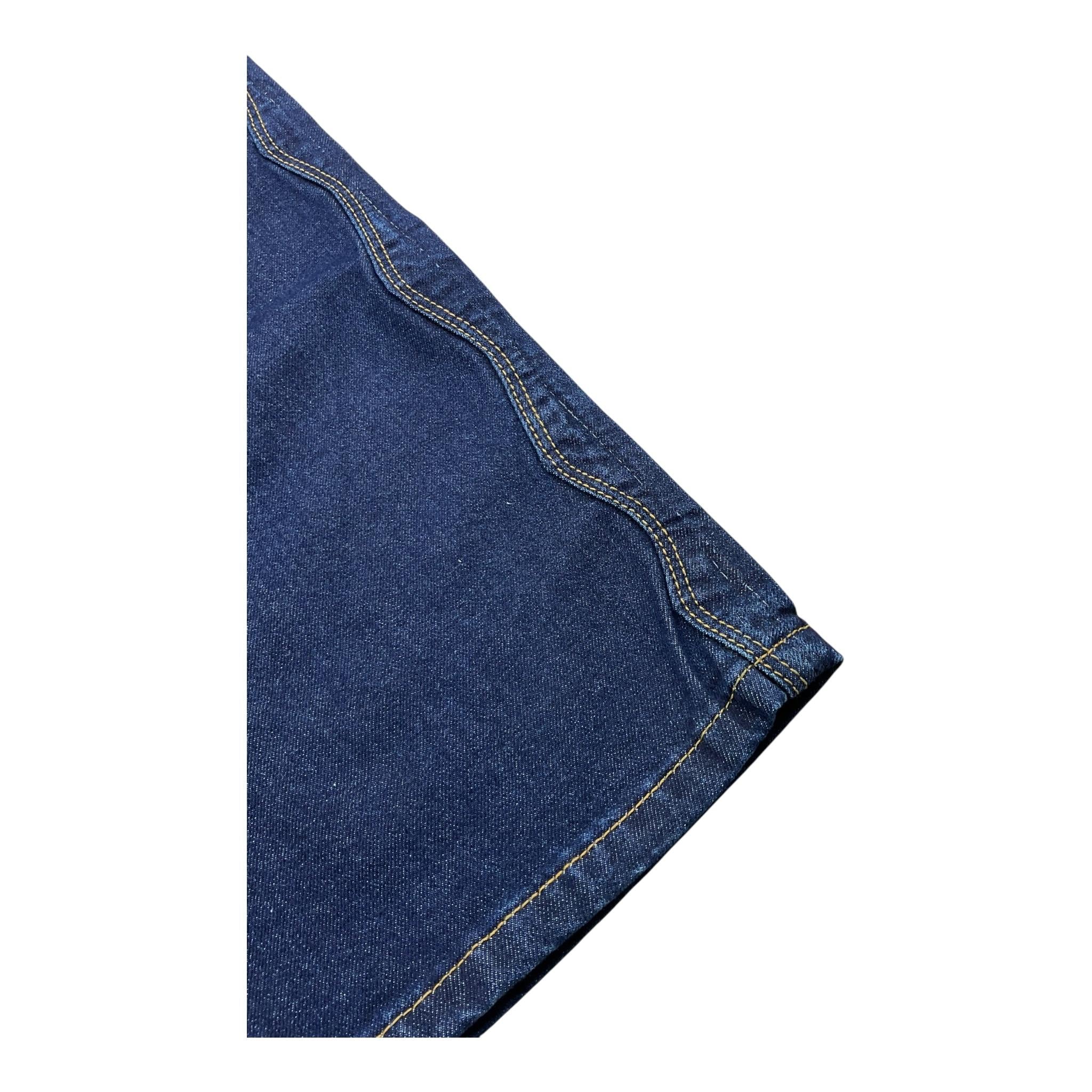 VICOLO jeans tinta unita con cuciture in contrasto Blu per Bambina 3141PDZ00117 BLU VICOLO