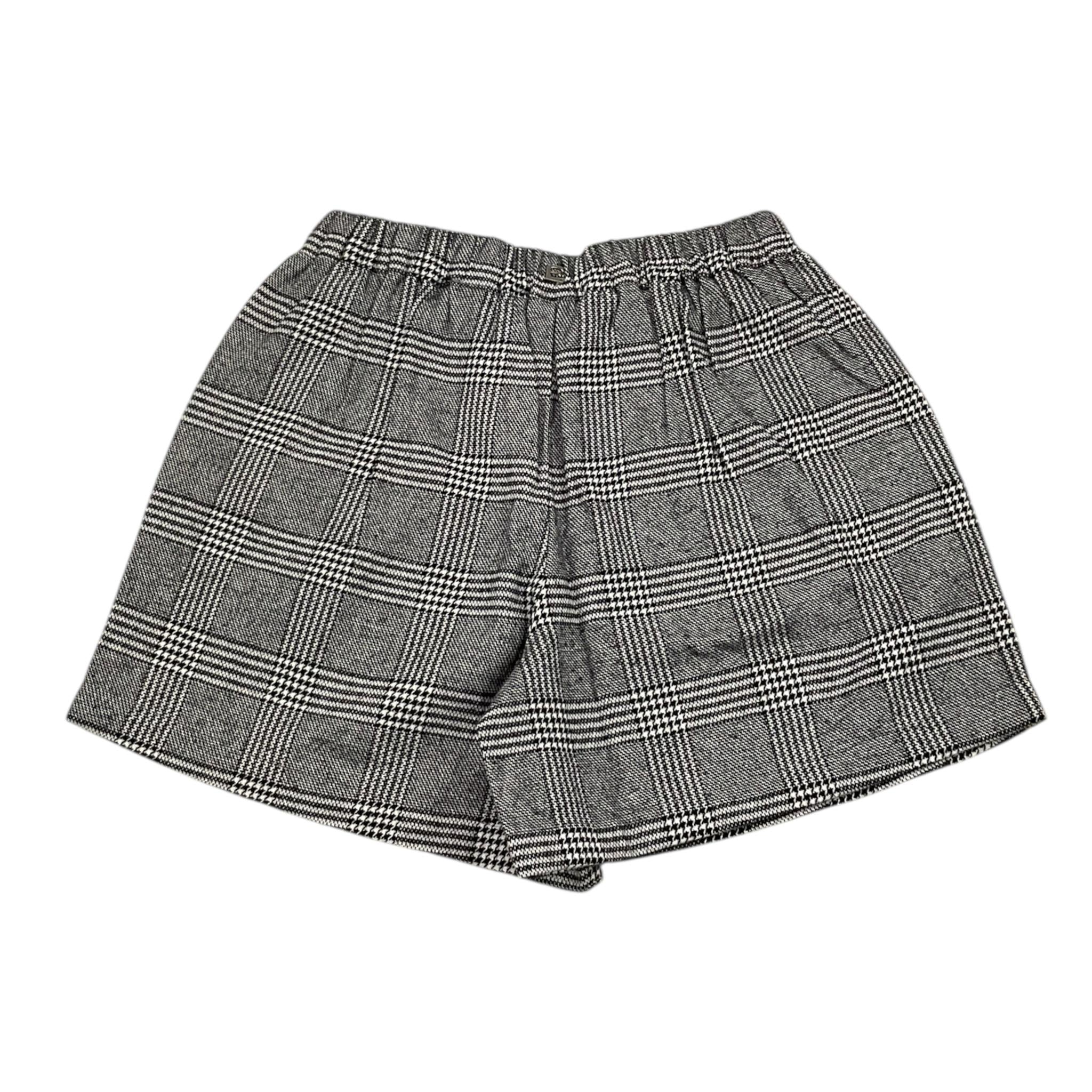 ERMANNO SCERVINO short tinta unita con fantasia a righe Bianco per Bambina SFBE004 BIANCO ERMANNO SCERVINO