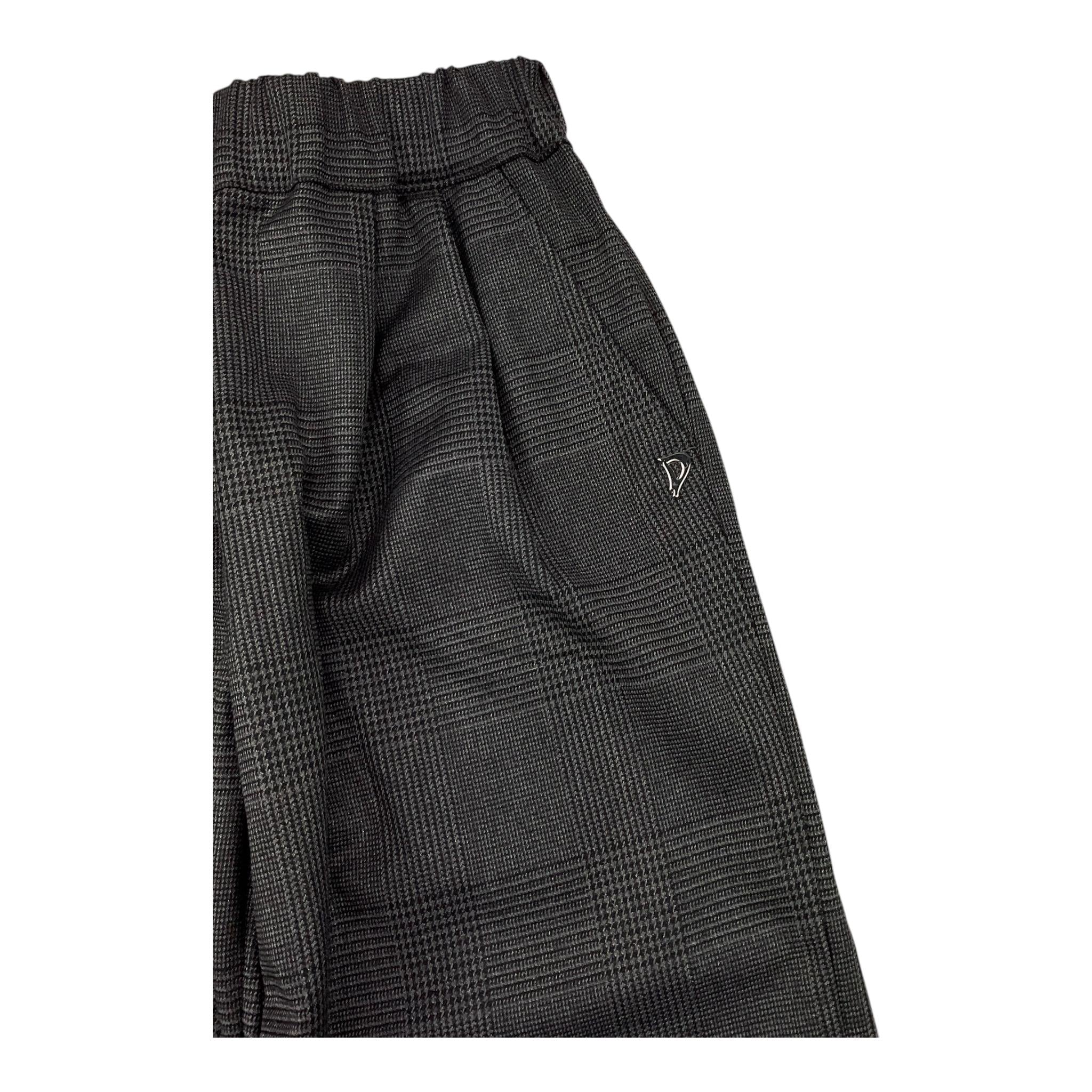 DONDUP pantalone tinta unita modello palazzo Grigio per Bambina DFPA072 GRIGIO DONDUP
