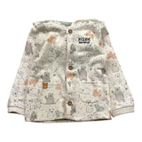 YATSI BABY completo 3pz felpa-shirt-pantalone tinta unita con elastico in vita Verde per Neonato 24433550 VERDE YATSI BABY