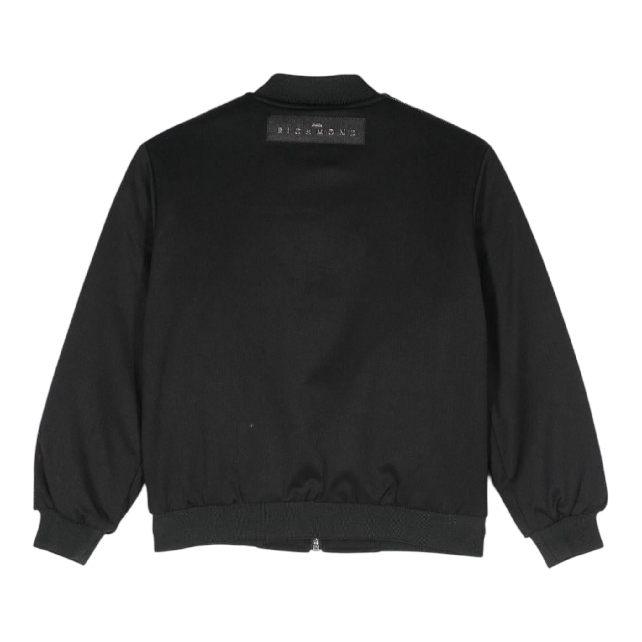 JOHN RICHMOND giubbino tinta unita logato con zip Nero per Bambino RBA24155GB NERO JOHN RICHMOND