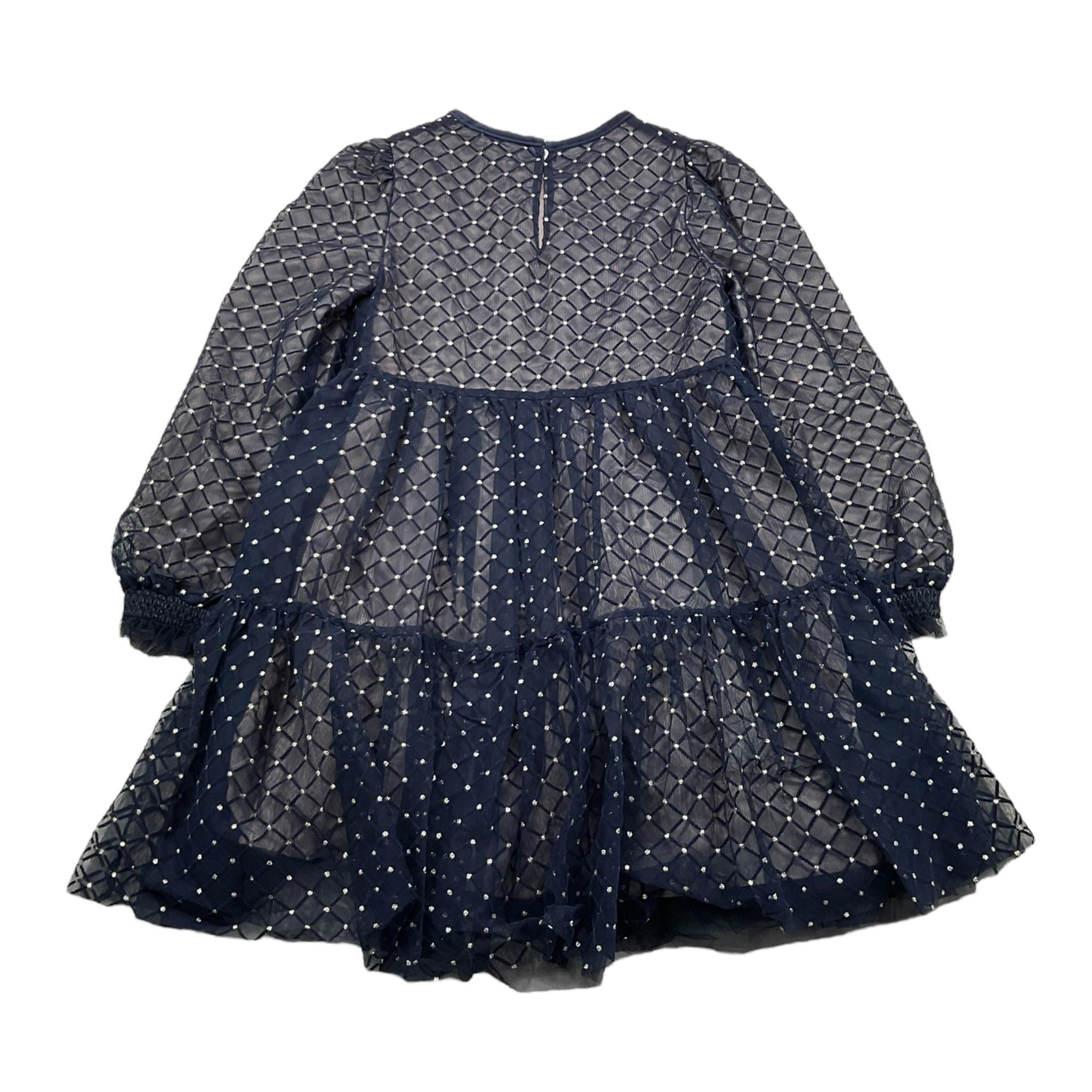 MAYORAL abito manica lunga tinta unita Blu per Bambina 4910 BLU MAYORAL