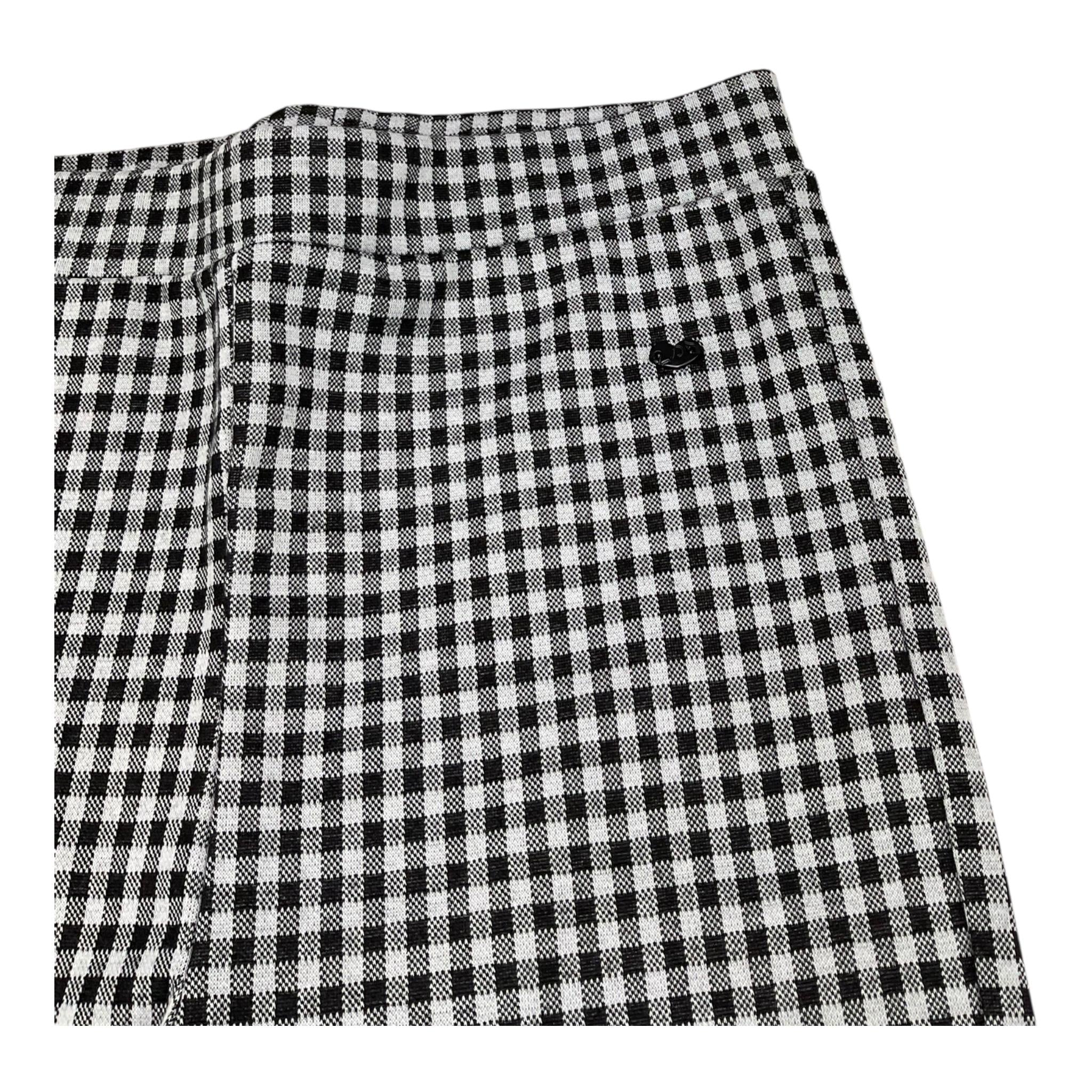 LOSAN pantalone fantasia quadretti modello zampa Bianco/nero per Bambina 51030721002259 BIANCO/NERO LOSAN
