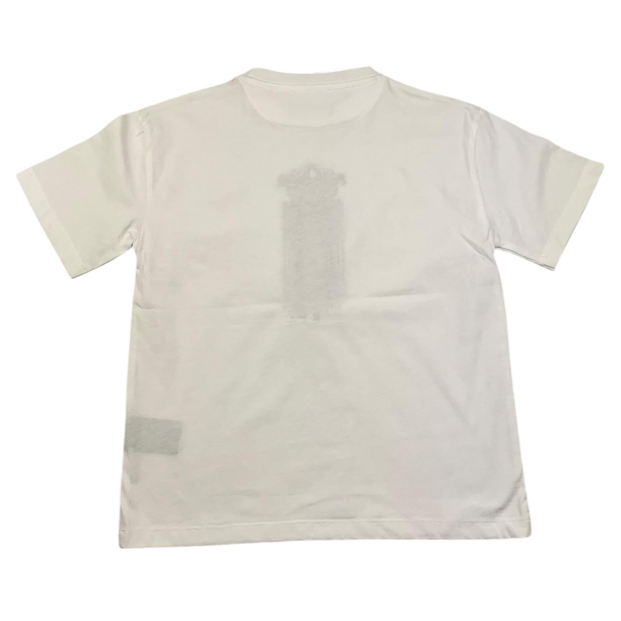 JOHN RICHMOND t-shirt girocollo tinta unita con ricami in contrasto Bianco per Bambino RGA25229TS BIANCO JOHN RICHMOND