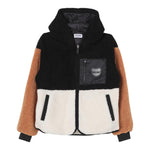 MOSCHINO giubbino teddy con cappuccio tricolore Multicolor per Bambino HUS04Y MULTICOLOR MOSCHINO