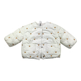 MOSCHINO giubbino tinta unita con stampa Bianco per Neonata MUS02Z BIANCO MOSCHINO