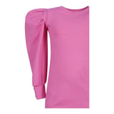 FUN & FUN abito manica lunga tinta unita con maniche a sbuffo Rosa per Bambina FCBDR00133X ROSA FUN & FUN