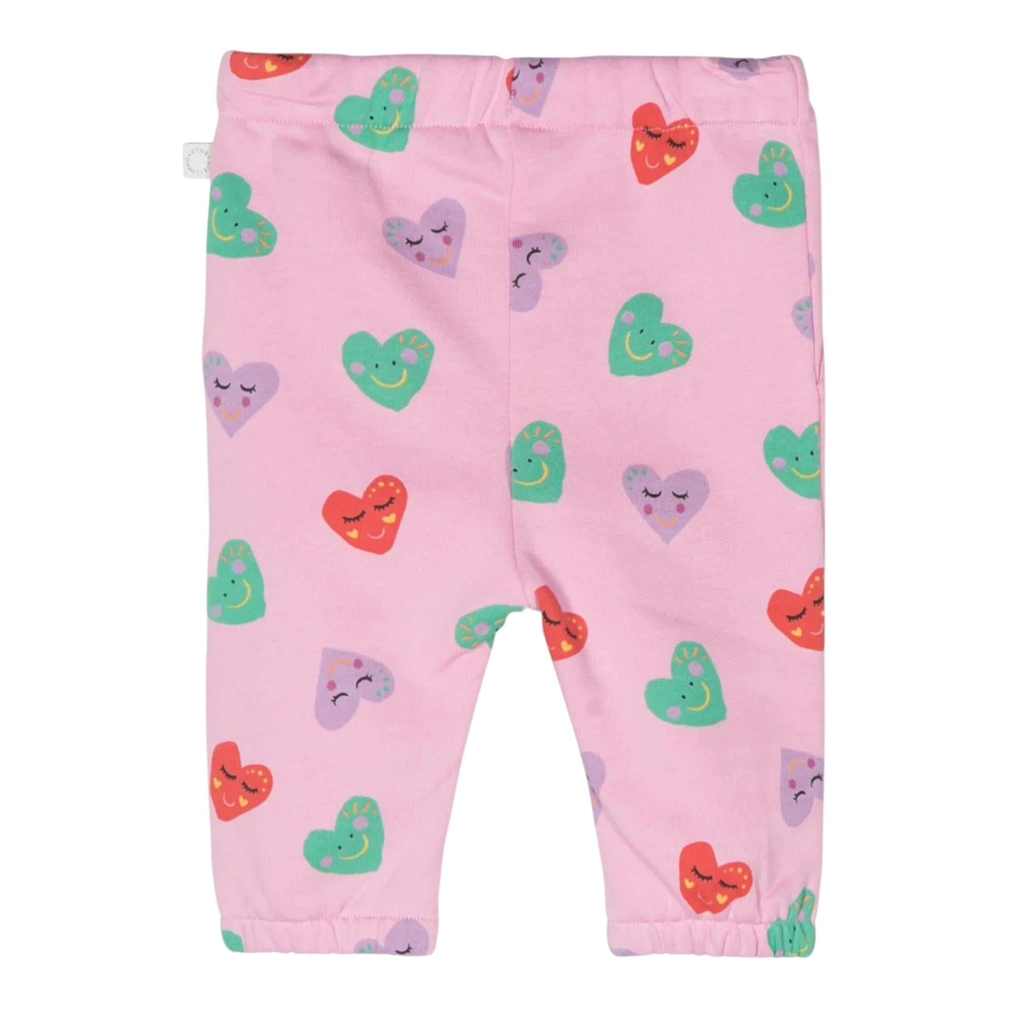 STELLA McCARTNEY pantalone tuta tinta unita con stampe Rosa per Bambina TT6090J ROSA STELLA McCARTNEY