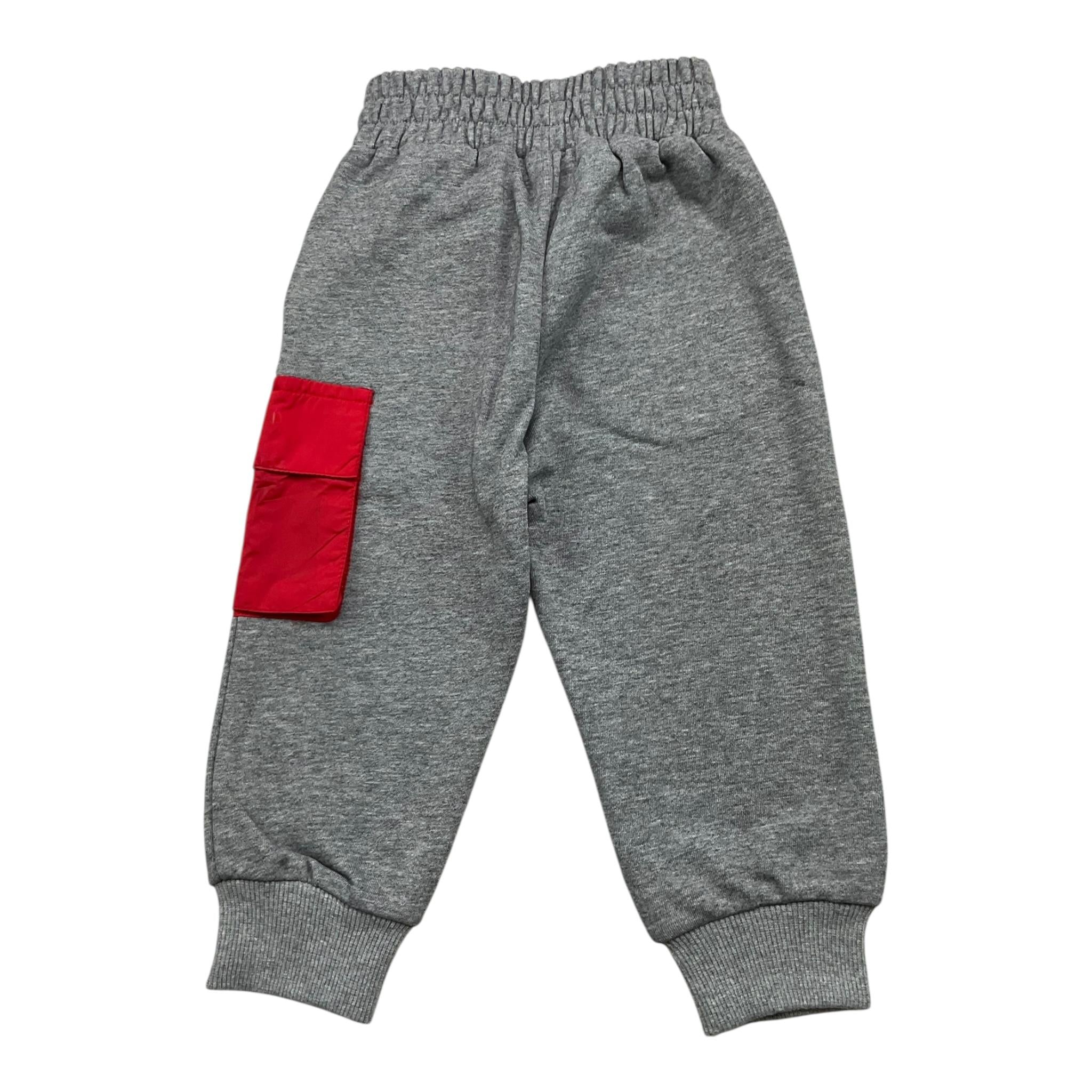 Y-CLU pantalone modello tuta tinta unita con tasca in contrasto Grigio per Neonato BYN10732 GRIGIO Y-CLU