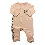 NANAN tutina manica lunga tinta unita fantasia maculata Rosa per Neonata I21030201R ROSA NANAN