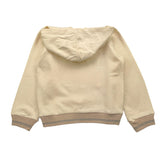 ZHOE & TOBIAH felpa tinta unita con cappuccio e stampa Panna per Neonato KTT34X PANNA ZHOE & TOBIAH