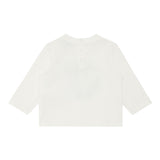 EMPORIO ARMANI shirt tinta unita gircollo con stampa Bianco per Neonato 6FHTJ4 BIANCO EMPORIO ARMANI