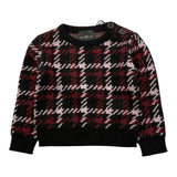 JOHN RICHMOND maglia tinta unita girocollo con fantasia Nero per Neonato RIA25076MA NERO JOHN RICHMOND