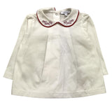 ALETTA camicia manica lunga tinta unita con colletto Bianco per Neonata R210084A BIANCO ALETTA