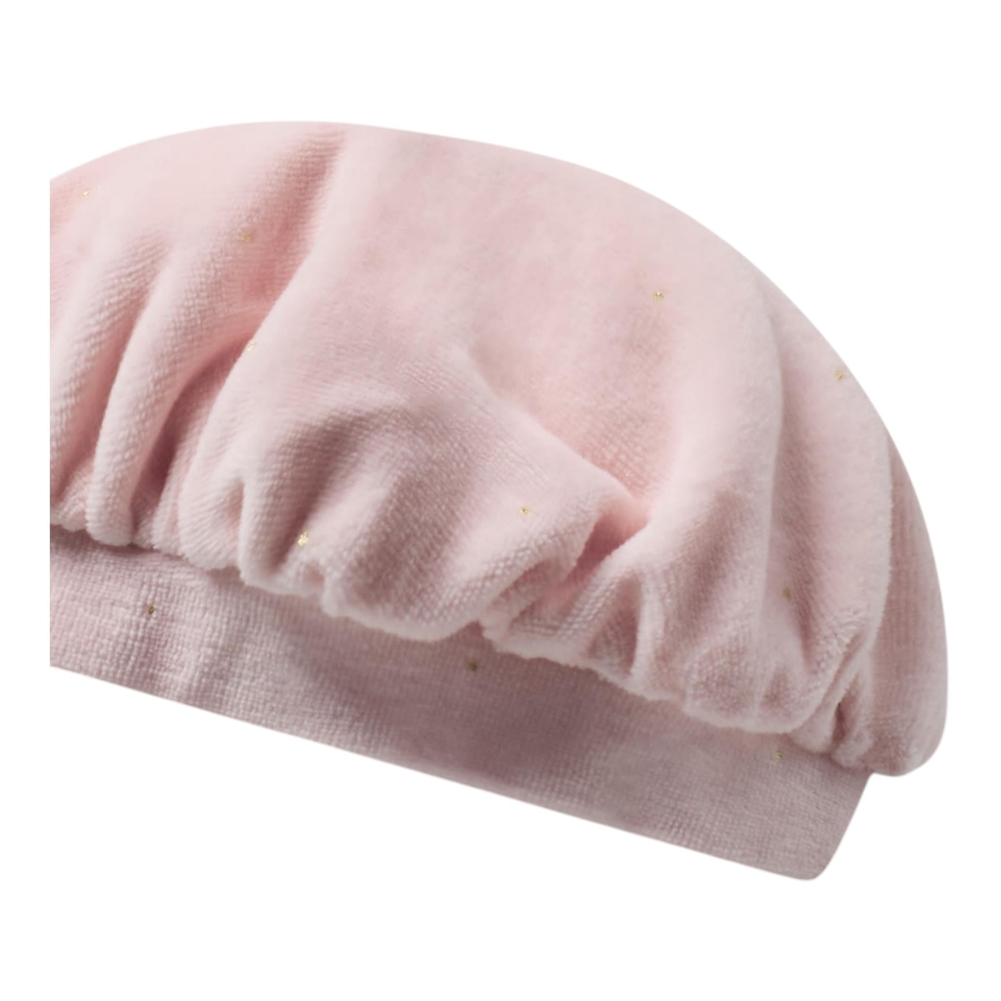 MAYORAL set tutina manica lunga tinta unita in ciniglia con cappello Rosa per Neonata 2782 ROSA MAYORAL