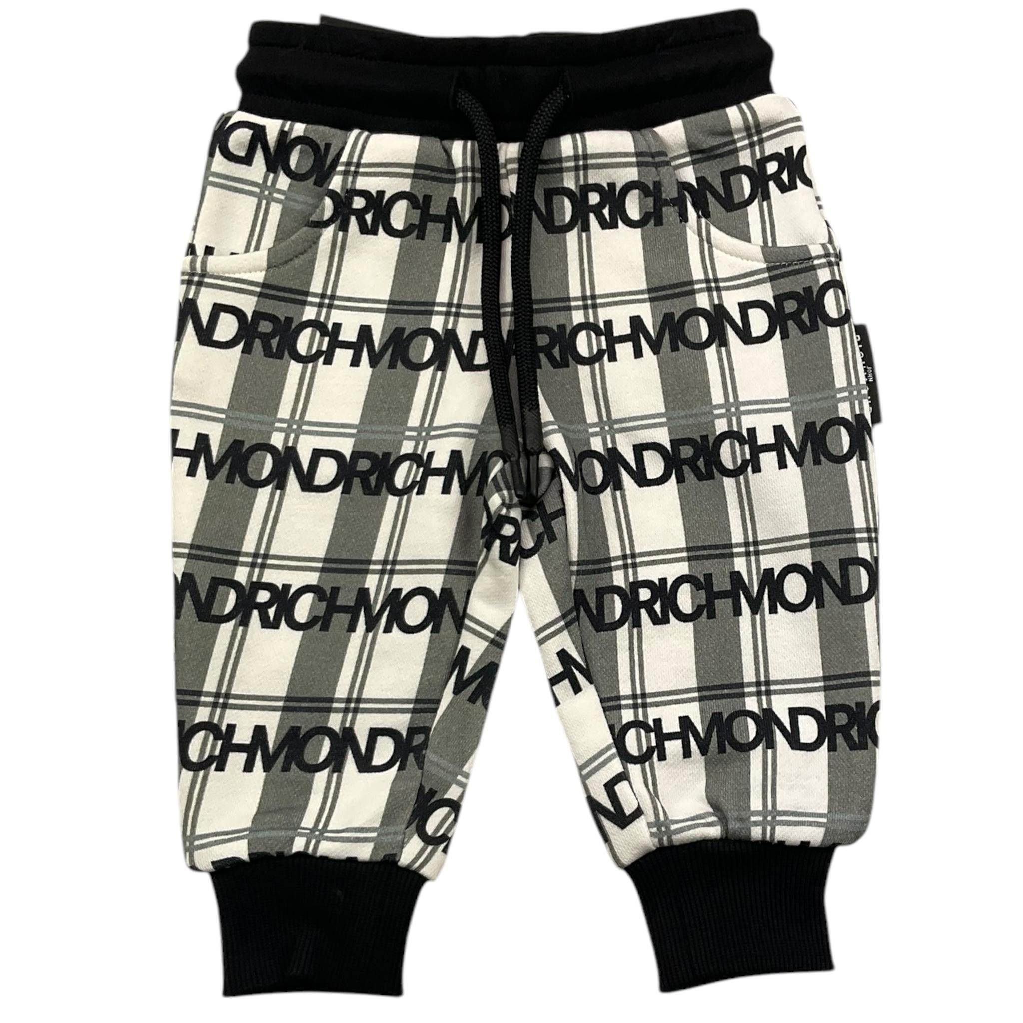 JOHN RICHMOND pantalone stampa fantasia Bianco/nero per Neonato RIA25105PA BIANO/NERO JOHN RICHMOND