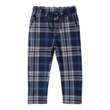 SARABANDA pantalone con elastico in vita fantasia scozzese Blu per Bambino 0A162 BLU SARABANDA