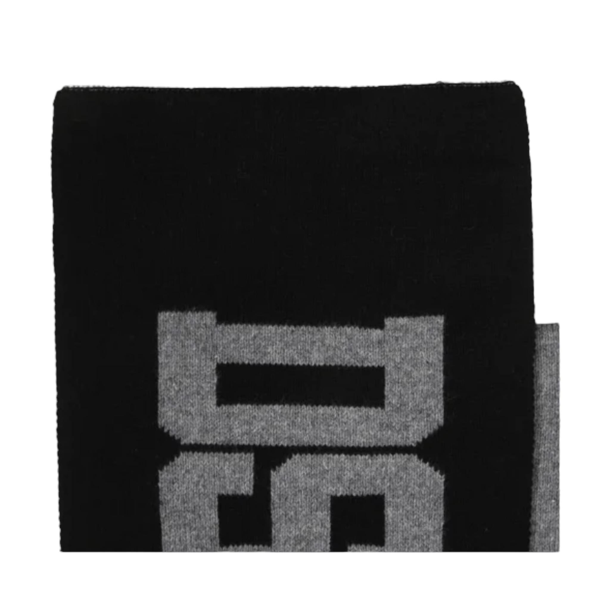 DSQUARED2 sciarpa bicolore con stampa Grigio/nero per Bambino DQ2487 GRIGIO/NERO DSQUARED2