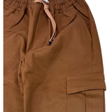 SHAKO' pantalone tuta tinta unita con elastico in vita Marrone per Bambino PSK1160J MARRONE SHAKO'