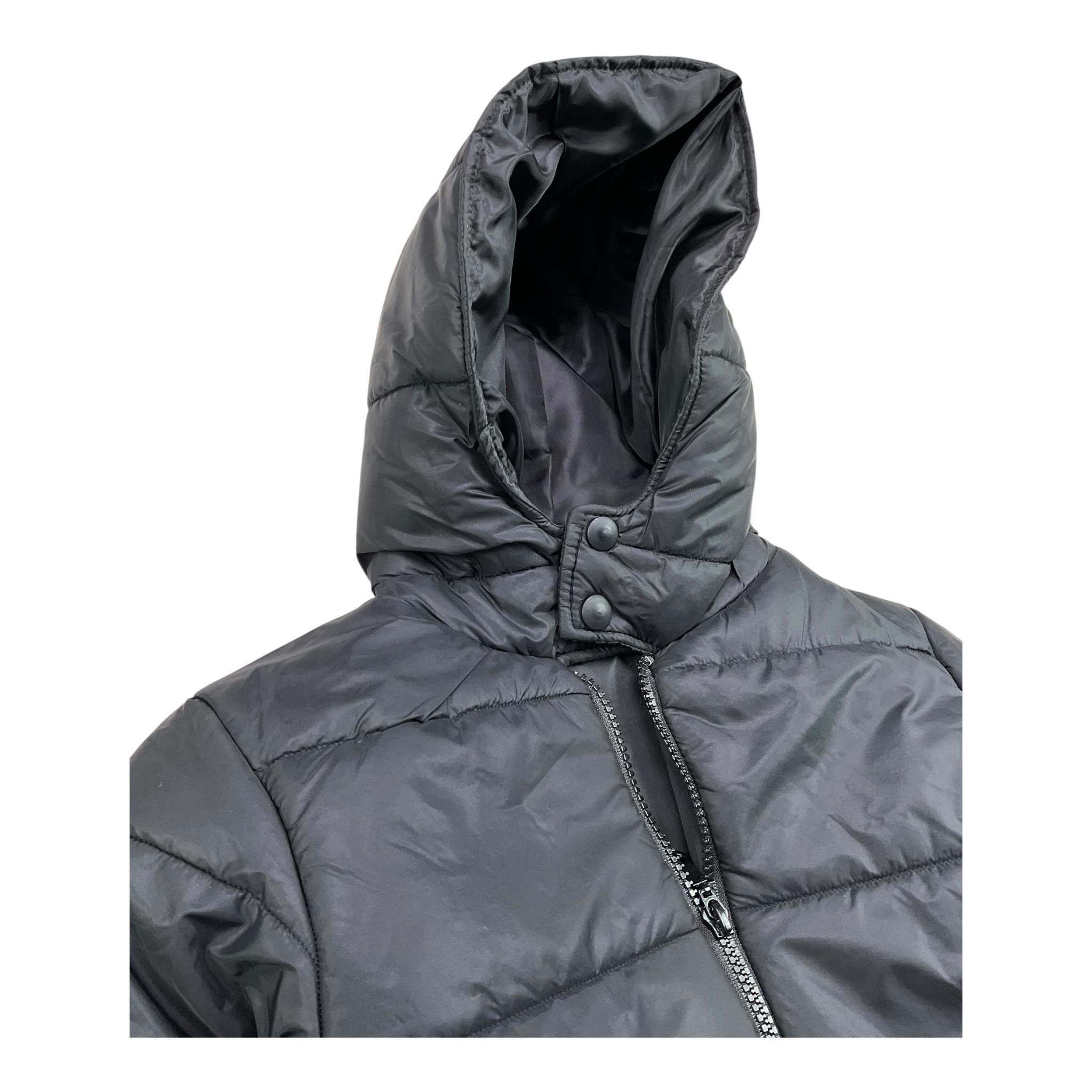 NEVER TOO giubbino tinta unita con cappuccio Nero per Bambino NT1430B NERO NEVER TOO