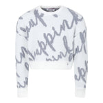 PINKO maglia tinta unita logata girovollo Bianco per Bambina F4PIJGJP019 BIANCO PINKO